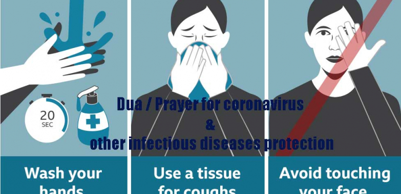 Dua / Prayer for coronavirus & other infectious diseases protection